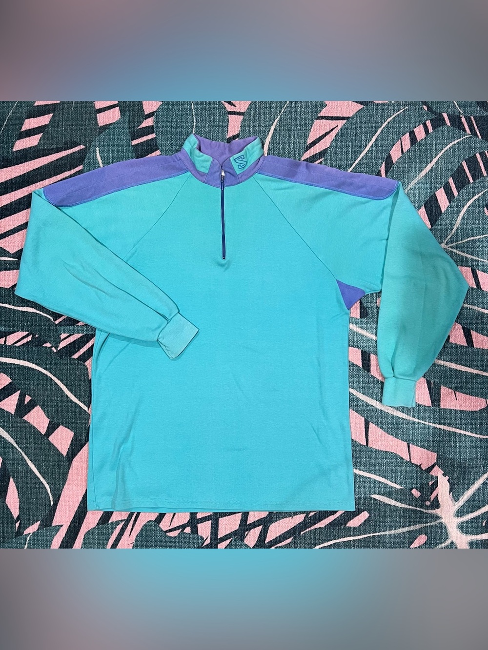 Vintage Salomon 1/4 Zip Long Sleeve Ski Outdoor Activewear